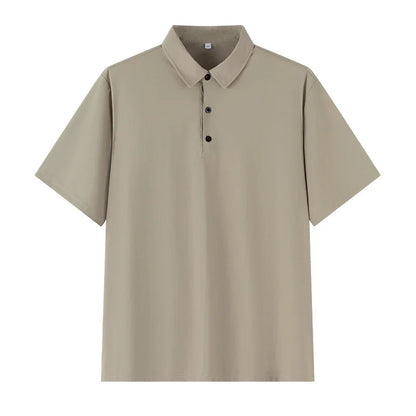 Polo Shirt Men Plus Size 4XL 5XL 6XL 7XL Short Sleeve Knitted Polo Shirts Loose Polos Oversized Tops Big Size Men Clothing T シャツ