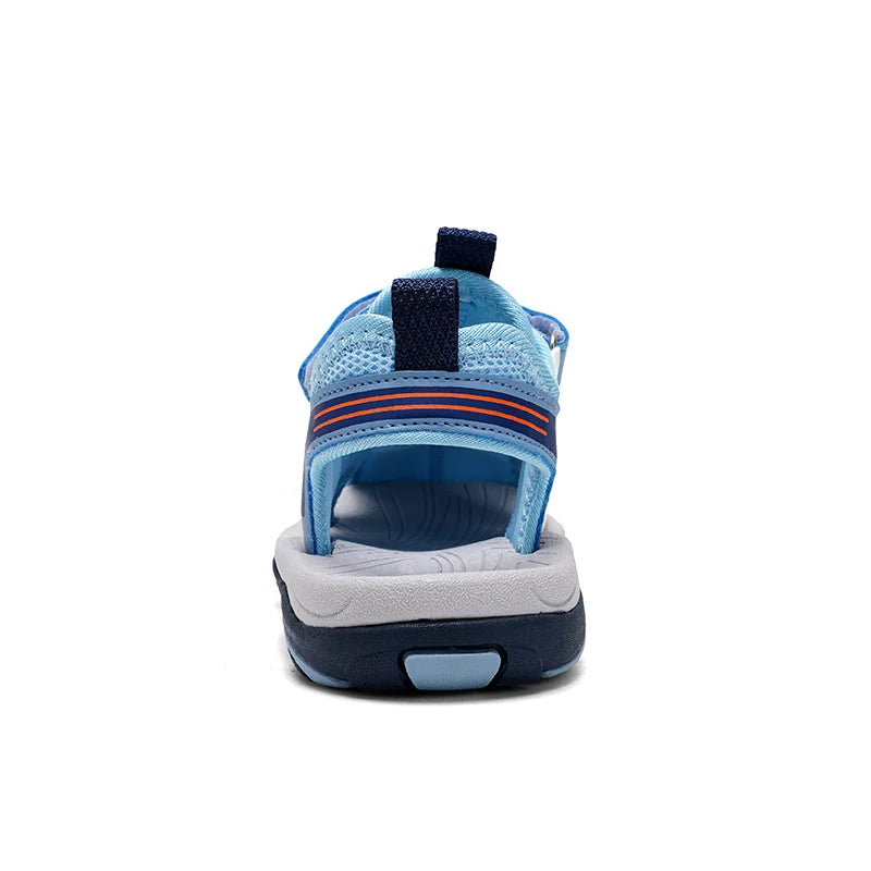 2026 New Summer Kids Beach Sandals Closed Toe Anti Bump Children's Walking Flat Shoe Outdoor Breathable Boy's Soft Sole Sandals