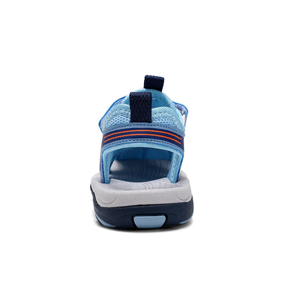 2026 New Summer Kids Beach Sandals Closed Toe Anti Bump Children's Walking Flat Shoe Outdoor Breathable Boy's Soft Sole Sandals