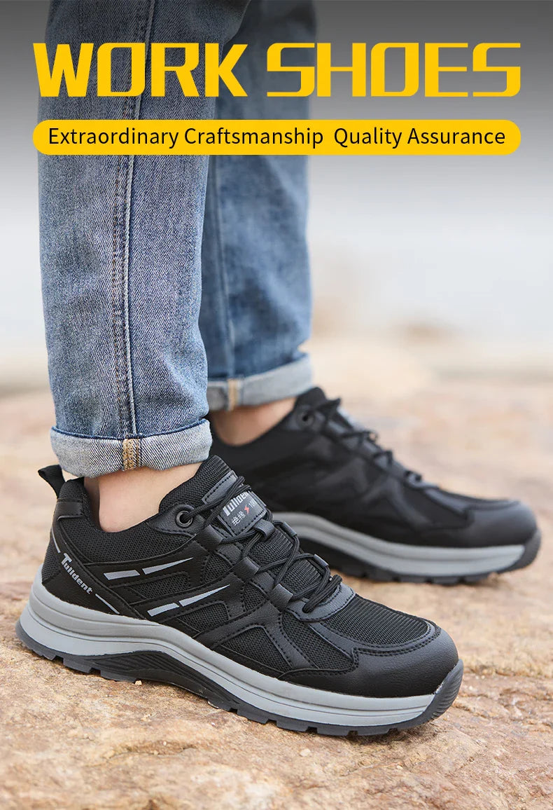 Safety shoes, anti-smashing and anti-puncture work shoes, insulated shoes, men's protective boots, men's shoes
