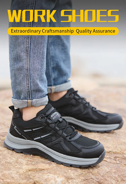 Safety shoes, anti-smashing and anti-puncture work shoes, insulated shoes, men's protective boots, men's shoes