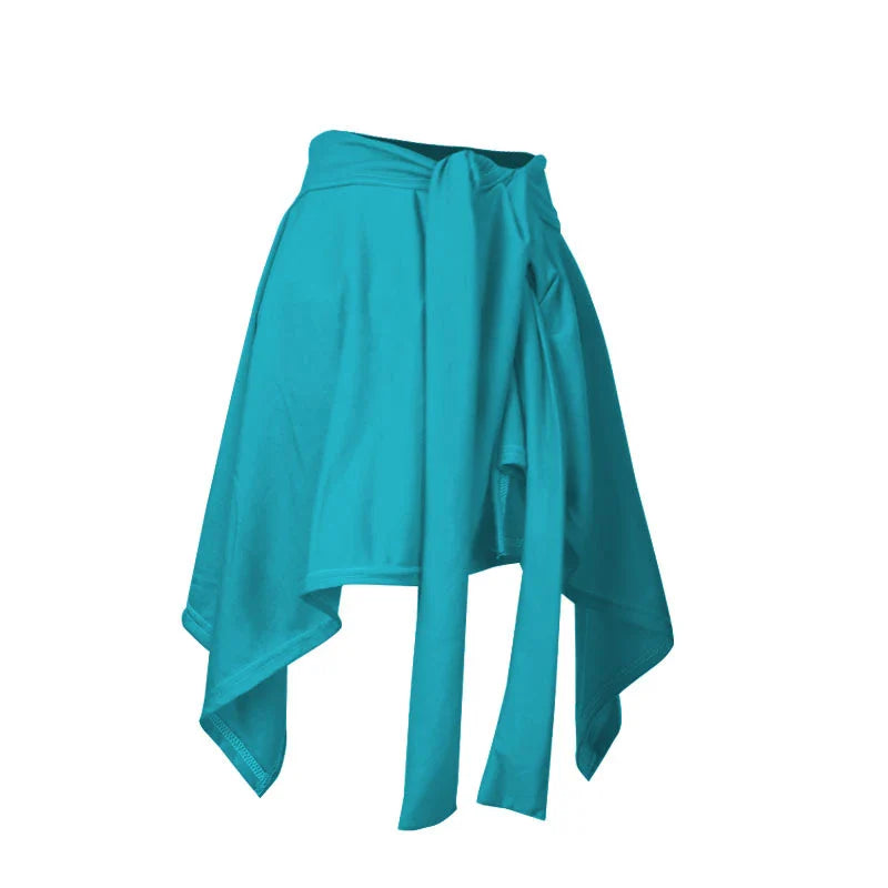 Yoga Skirts Long Straps Tennis Ballet Skirt Women All-match Hip Covering Bottoms Yoga Skirt With Anti-glare Straps