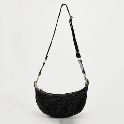 Summer新款女包女士肩斜挎包 Armpit Bag Straw Bag Seaside Beach Bag Woven Bag