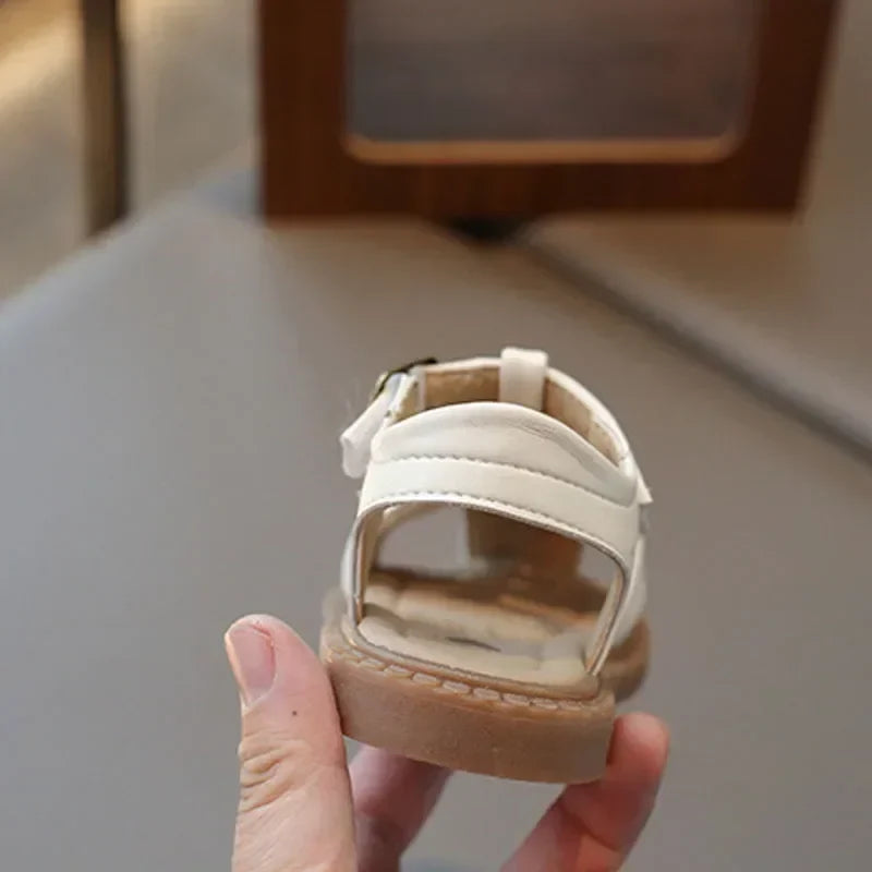 Kids Sandals 2025 Summer Sandals for Boy Fashion Children Cut-Outs Beach Shoes Braided Style Causal Walking Flat Sandals