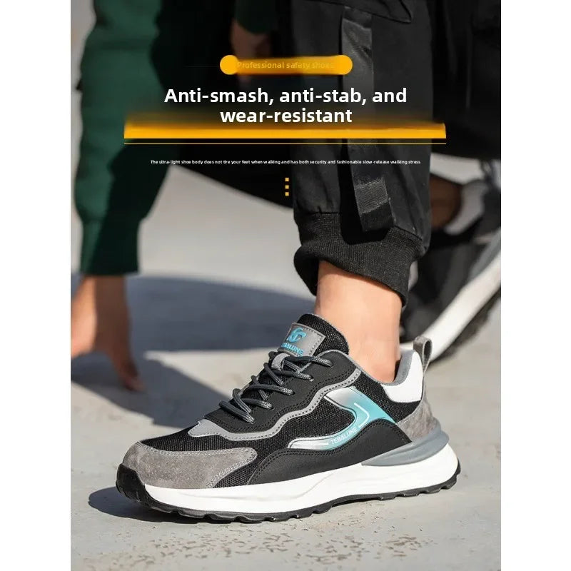 Breathable labor protection shoes, safety shoes, odor proof protective shoes, insulated shoes, construction site work shoes