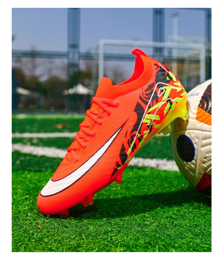 Hot Selling Soccer Shoes Society Professional Grass Training Original Football Field Boots Cleats Indoor Non Slip Futsal Sneaker