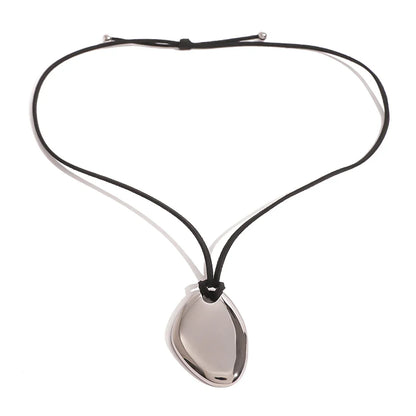 Waterproof Stainless Steel Micro Trend Cord Necklaces Women Statement Metal 18K Gold Plated Trendy 2024 Jewelry collares