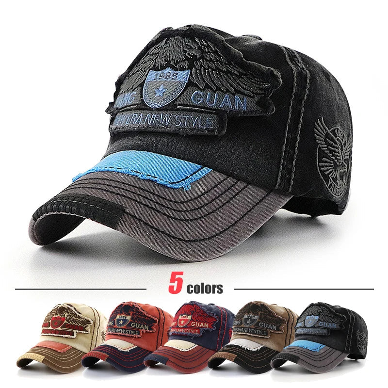 Various Sizes Suitable For Different Family Members Parent-Child Letter Pattern Patch Embroidery Cotton Adjustable Baseball Cap