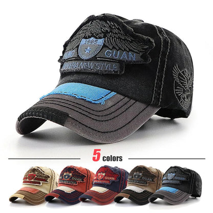 Various Sizes Suitable For Different Family Members Parent-Child Letter Pattern Patch Embroidery Cotton Adjustable Baseball Cap