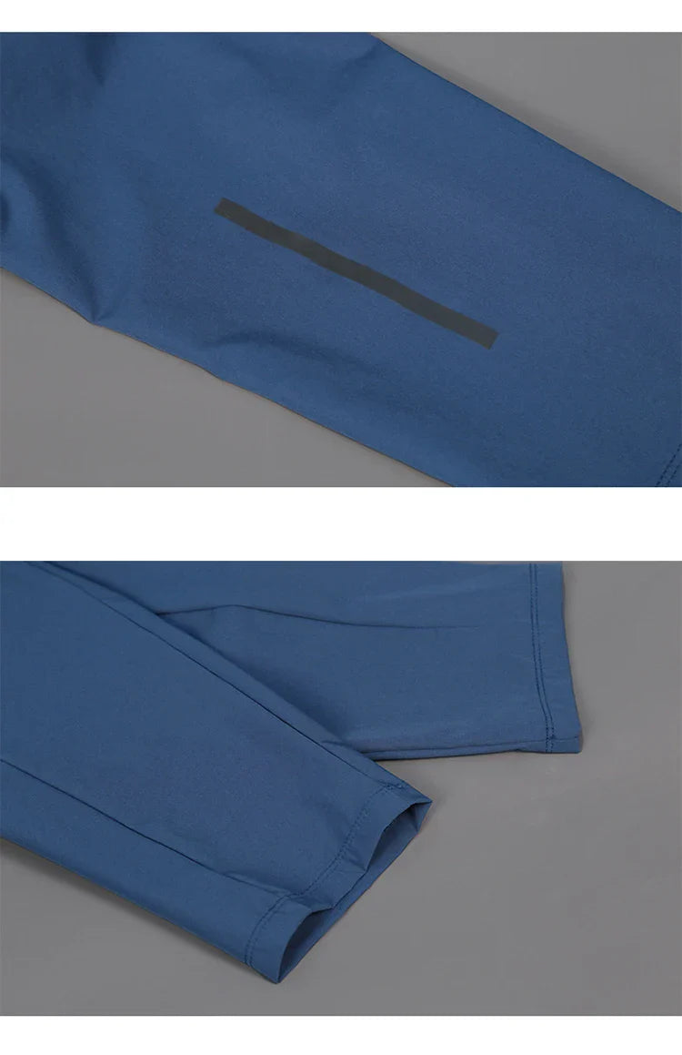 Gym Fitness Trousers Men's Pencil Pants Tight Jogging Running Breathable Quick-Drying Ice Silk Sports Wind Casual Fashion Pants
