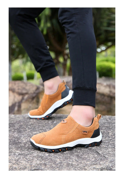 Casual Men's Sports Shoes Outdoor Walking Loafers Comfortable Shoes Fashionable and Lightweight Plus Size 38-50