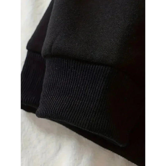 Outono e Inverno Novo Casaco Masculino com Capuz e Zíper, Moderno e Estiloso, Padrão Estampado Y2K, Estilo Retrô Casual de Rua