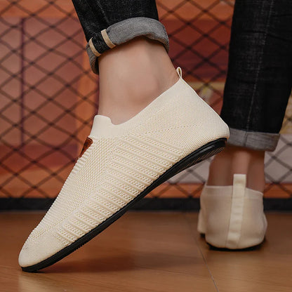 Men's Shoes Breathable Thin Bottom Light Driving Loafers Casual Socks Shoes Men Slippers Comfortable Walking Mens Shoes