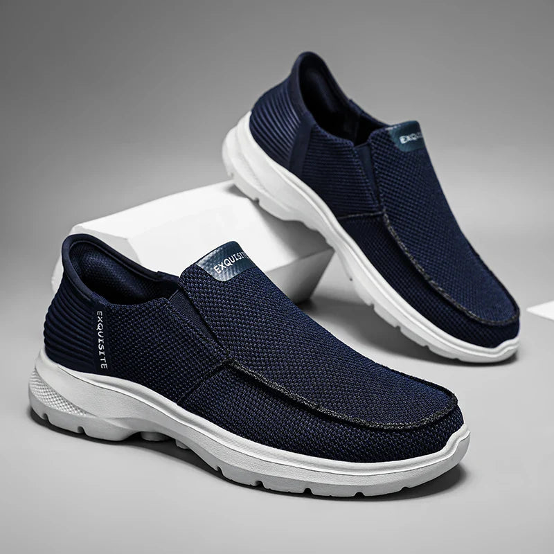 New Summer Breathable Canvas Shoes Men Loafers Slip On Sneakers Fashion Casual Men Shoes Lightweight Flats Men Driving