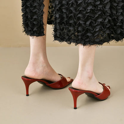 Women's High Heels Summer Women Fashion Classic Pointy Open Toe Stiletto Heels Sexy Women's Party Women's Sandals