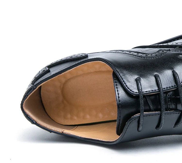 Brock British Korean version high-end suit shoes wedding small leather shoes men's business formal wear trendy men's shoes