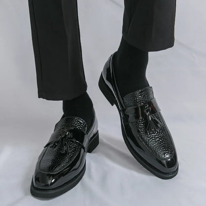 Classic Social Formal Leather Shoes Men Party Leather Casual Business Shoes Men Leather Loafers High Quality Men's Dress Shoes