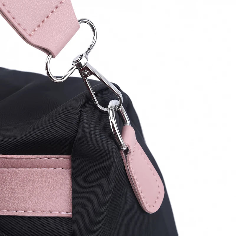 Casual Oxford Backpack Women Black Waterproof Nylon School Bags For Teenage Girls High Quality Fashion Travel Tote Packbag
