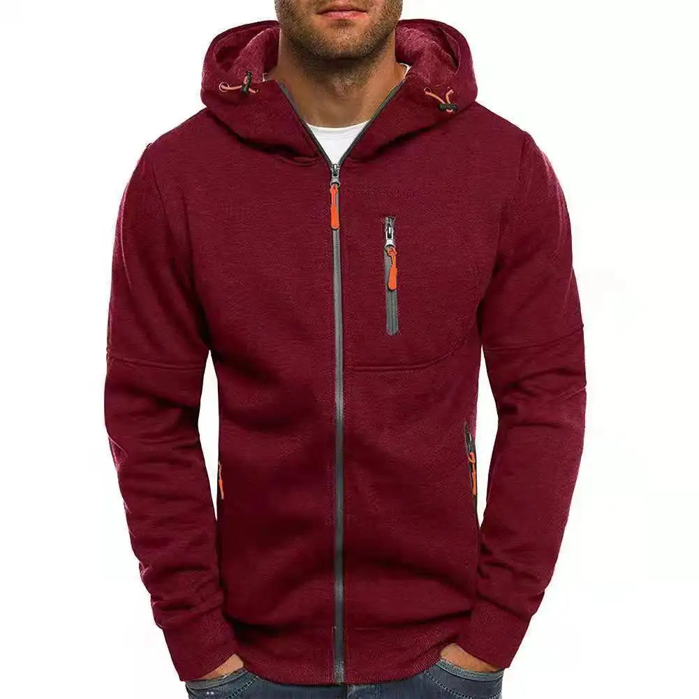 Men's Hoodies Sweatshirts Jacquard Hoodie Fleece Men Hooded Sweatshirt Pullover For Male Hoody Man Sweatshirt