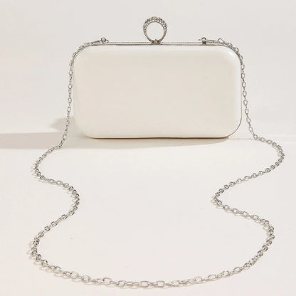 I Do Letter Evening Bags For Women Bridal Clutches Pearl Beading Wedding Party Purse Trendy Designer Chain Shoulder Handbag