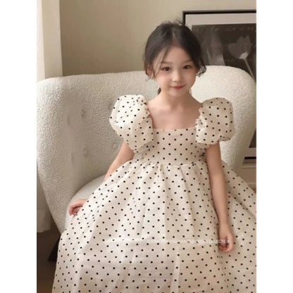 Girls Dress 2024 Spring Summer Girls Designable Sweet and Gentle Princess Dress Birthday Dress Flower Girl Clothes