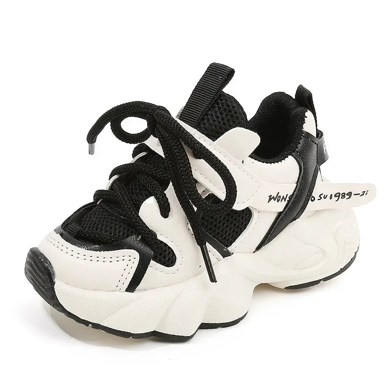 Fashion Children's Sports Shoes Student Mesh Breathable Running Shoes Kids Non-slip Basketball Shoes for Girls and Boys Outdoor