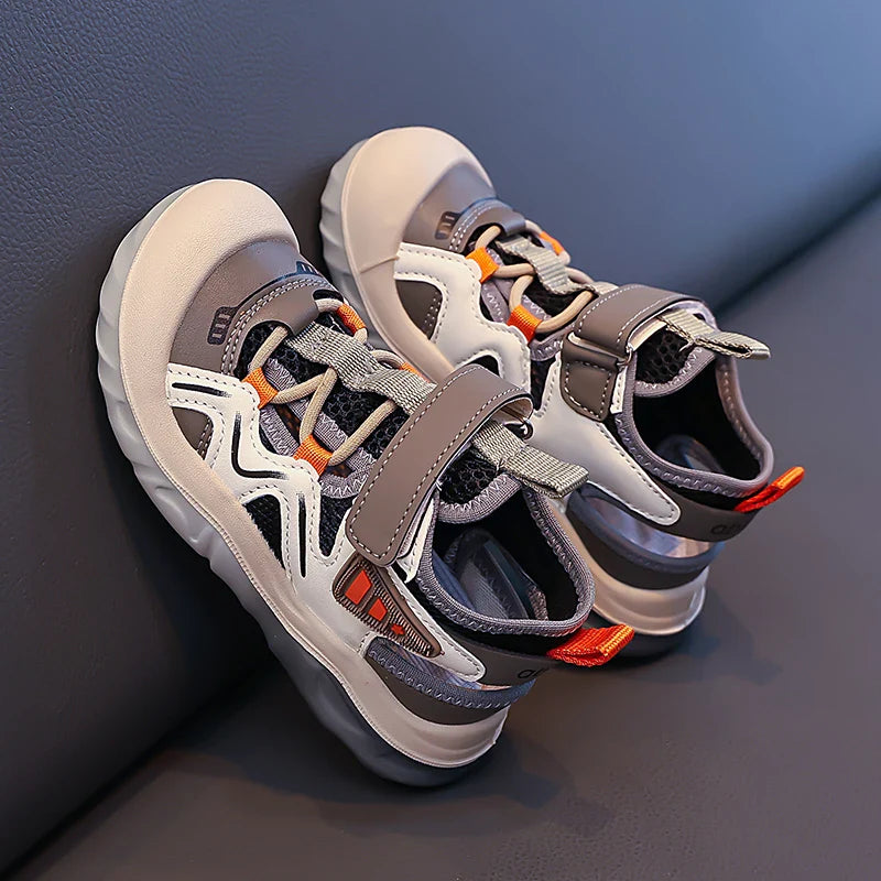 Luxury Kids Shoes Boys Sandals Non-slip Outdoor Hiking Sports Shoes Children Breathable Comfort Sports Sandals for Boy