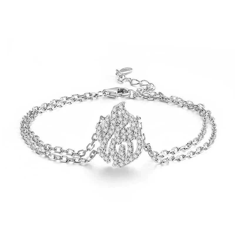 Certified Full Moissanite Bracelets for Women Men S925 Sterling Silver Plated 18k Jewelry Haesh Sheli By ShiranAloni