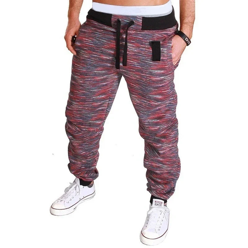 2025 new Sweatpants Men Camouflage Elasticity Cargo Pants Drawstring Multi Pockets Bottoms Casual Jogger Trousers