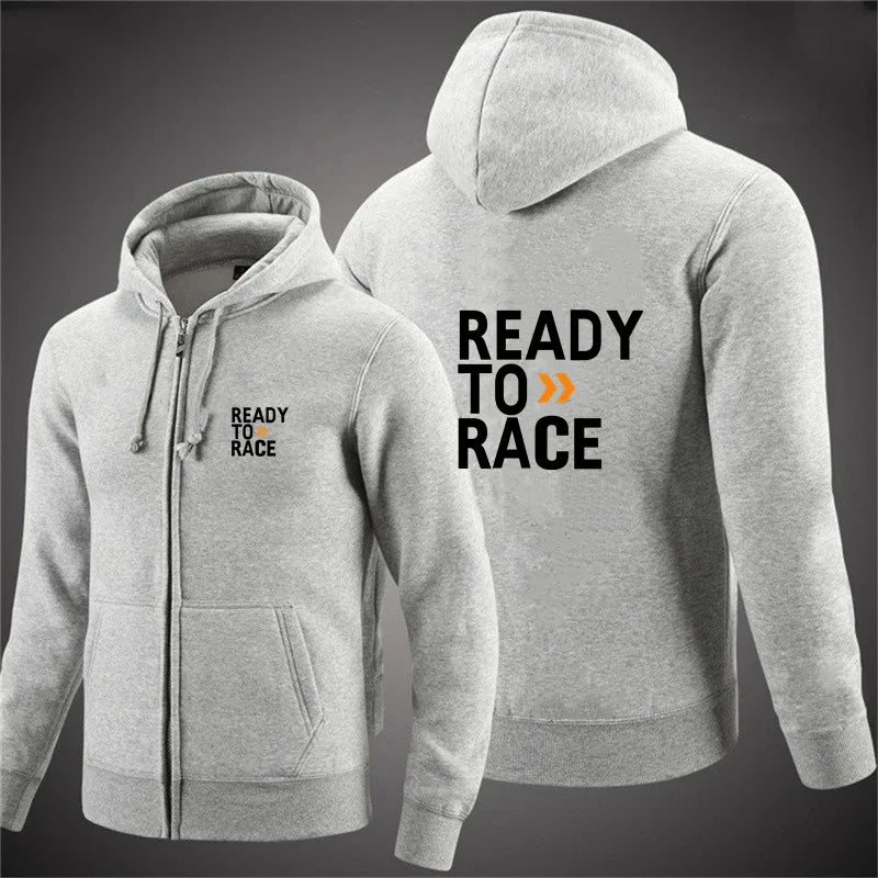 Spring Autumn Men Hoodies Ready To Race Print Hoody Women Sweatshirt Hip Hop Unisex Streetwear y2k Clothing Hombre