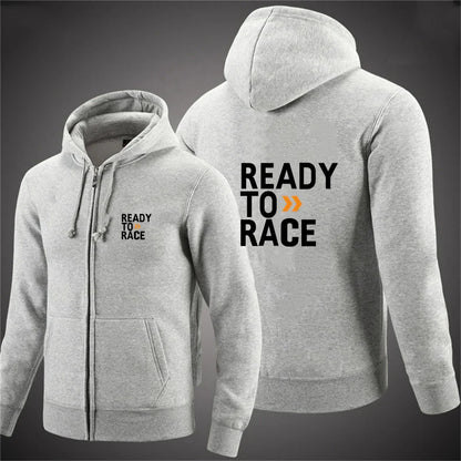 Spring Autumn Men Hoodies Ready To Race Print Hoody Women Sweatshirt Hip Hop Unisex Streetwear y2k Clothing Hombre
