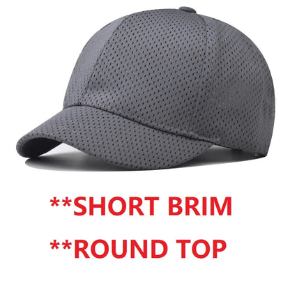 Big Head Plus Size Summer Mesh Baseball Cap for Men Women Trucker Breathable Hat Adjustable for Outdoor Sports Running