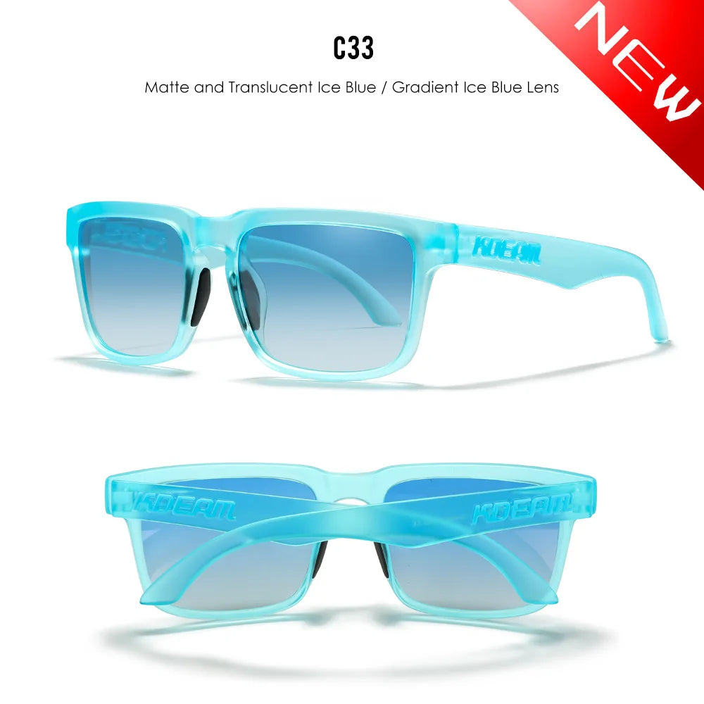 Sunglasses for Men Transparent Gray Frame Fashion Unisex Outdoor