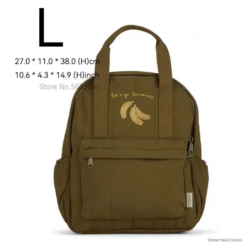Baby Backpack Parent-child Kids Schoolbag Kindergarten Bags Brand Traveling Cherry Children's Boys Girls Mom Storage