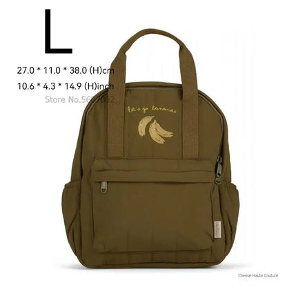 Baby Backpack Parent-child Kids Schoolbag Kindergarten Bags Brand Traveling Cherry Children's Boys Girls Mom Storage
