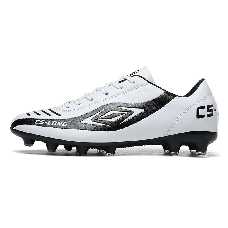 New Men Football Boots Breathable Professional Soccer Shoes Turf Outdoor Non-slip Long Spikes Adult Ultralight Training Futsal