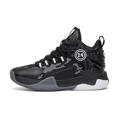 Kids Basketball Shoes Legendary Number Children's Anti-Slip Breathable Outdoor Sports Sneakers for Boys Daily Training Exercise