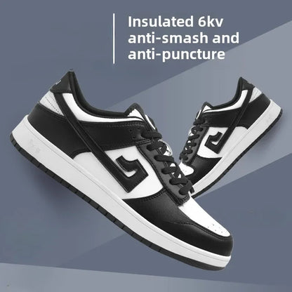 Labor protection shoes with anti smashing and anti piercing 6KV lightweight, anti slip, comfortable, durable and safe protection