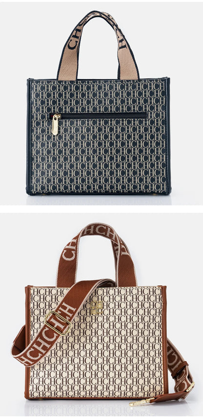 Fashion Monogram Print High Quality Metal Logo Casual Light Luxury Brand Designer 2025 New Women's Handbag