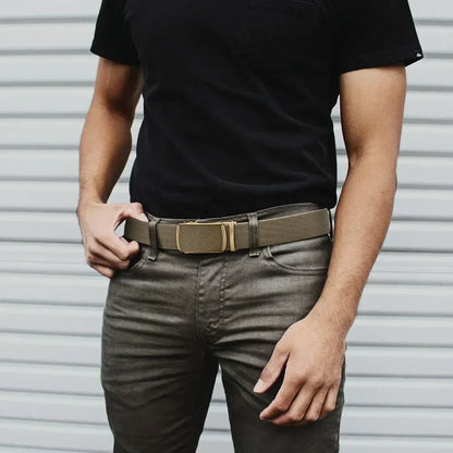 Men Elastic Belt Alloy Metal Automatic Buckle for Men Durable Tactical Belt Cowboy Outdoor Army Belt Hunting Women'S Belt Jeans