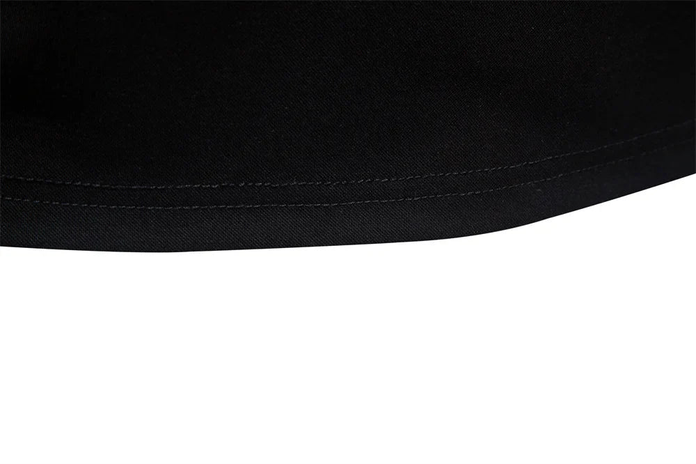 Men's Lightweight Breathable Polo Shirt Half Zipper Collar Solid Color Casual Summer Fashion Top