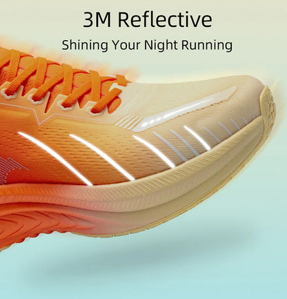 Cushioning Running Shoes For Men Suitable Heavy Runners Lace Up Sports Women Non-slip Outdoor Athletic Male Sneakers
