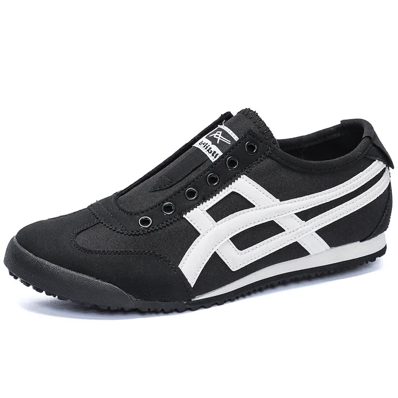 Design Canvas Mesh Shoes Men Casual Sneakers Flat Sports Shoes Walking Running Ligthweight Anti-skid Breathable