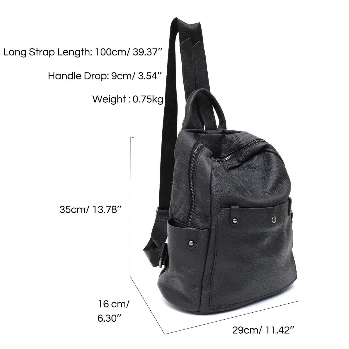 Soft Genuine Cowhide Daily Backpack Women Men Spacious Multi Pockets Fashion Casual Versatile Knapsack Travel Business College