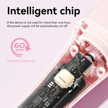 32mm Automatic Curling Iron with Negative Ion Ceramic Hair Care Buzzer Timer 4 Temperature Settings for Long Lasting Waves