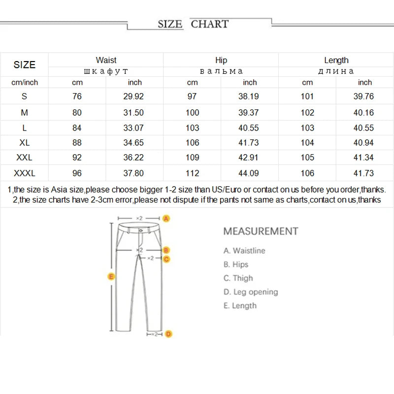 Men's Retro Moto Biker Straight Elastic Jeans Zipper Distress Hole Punk Skinny Denim Cargo Pants Streetwear Y2K Hombre Trousers