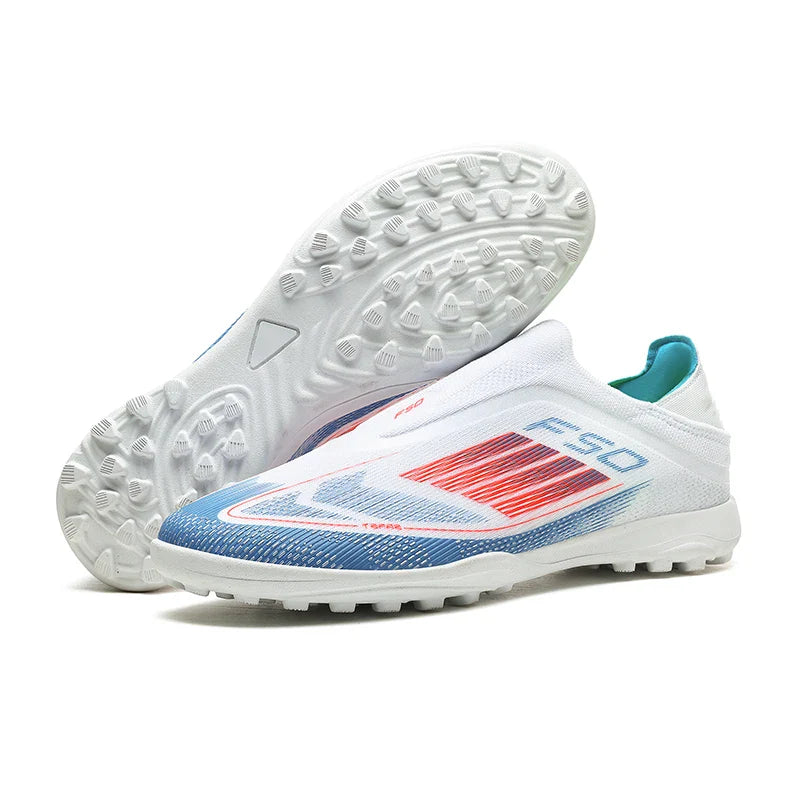 New Men Football Boots Sneakers Soccer Shoes Cleats Long Spikes Ultralight Match Breathable Indoor TF Training Drop Shipping
