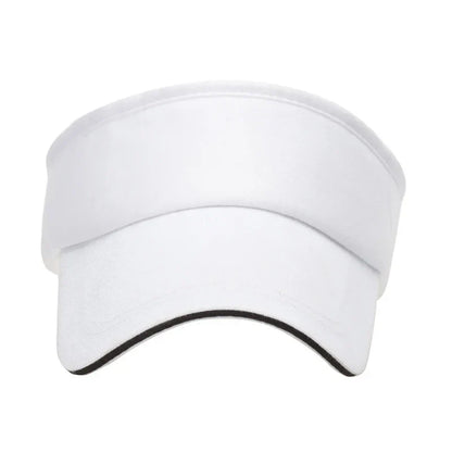 Empty Top Visor Cap Women Sunscreen Hats Man Cotton Snapback Cap Adjustable For Running Tennis Golf Unisex