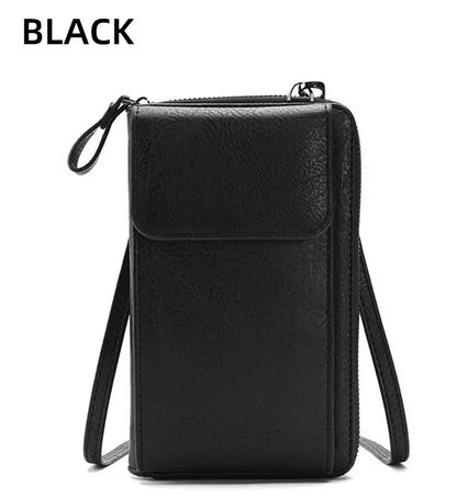 Fashionable single-shoulder bag, versatile crossbody bag, colorful mobile phone bag, large-capacity coin purse