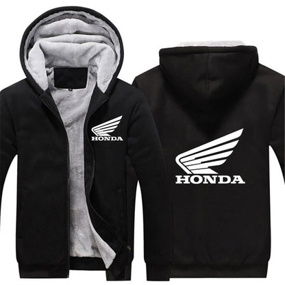 Autumn Winter Man's Fleece Warm Thicken Coat Popular Patchwork Contrast Color Hoodies Casual Jacket